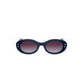 Dior Occhiali Da Sole Ovali Blu