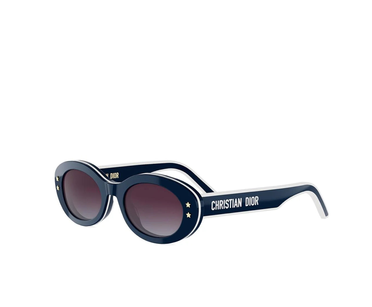 Dior Occhiali Da Sole Ovali Blu