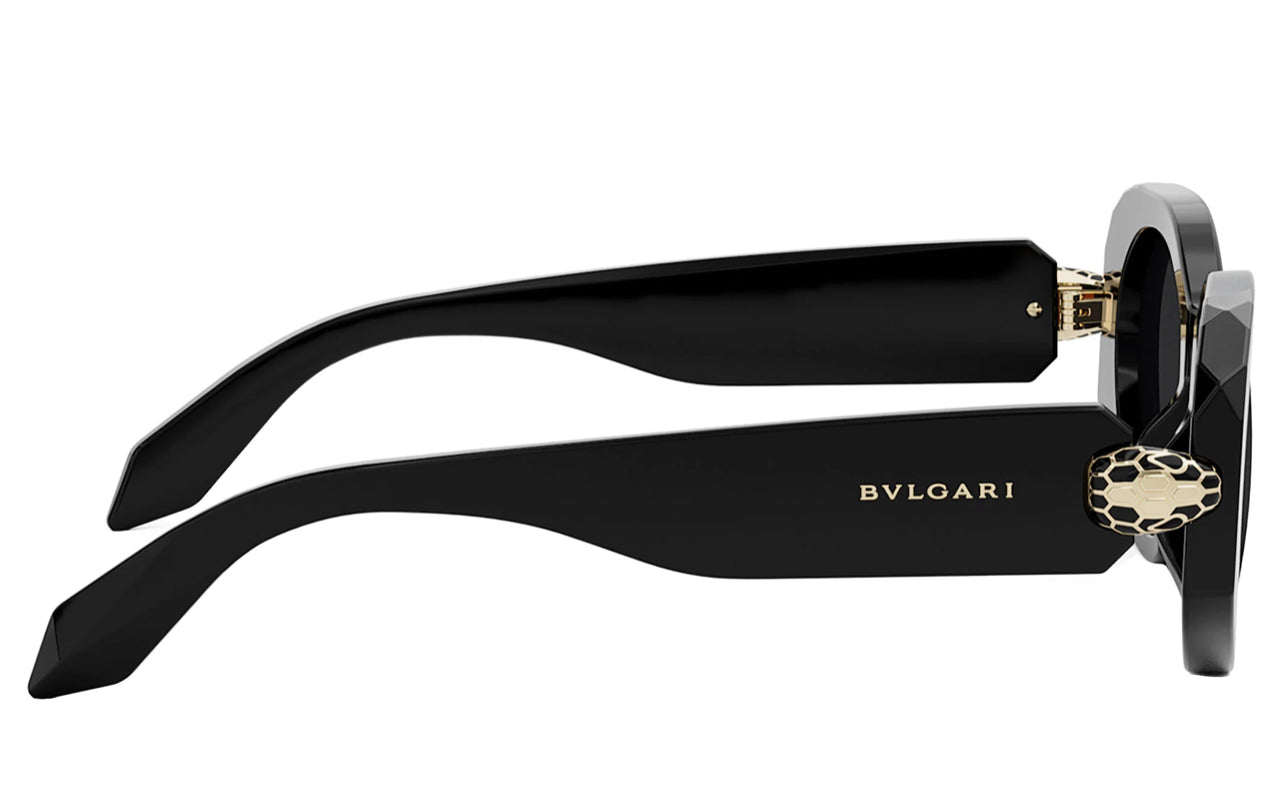 BVLGARI Occhiali Da Sole a Farfalla Neri  Effetto Tartarugato (Copia)