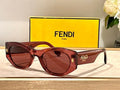 2024 FENDI Roma FE40125 Sunglasses shape Women's
