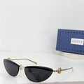 GUCCI Rectangular Frame 2024 in metal frame New Season GG1701 Sunglasses