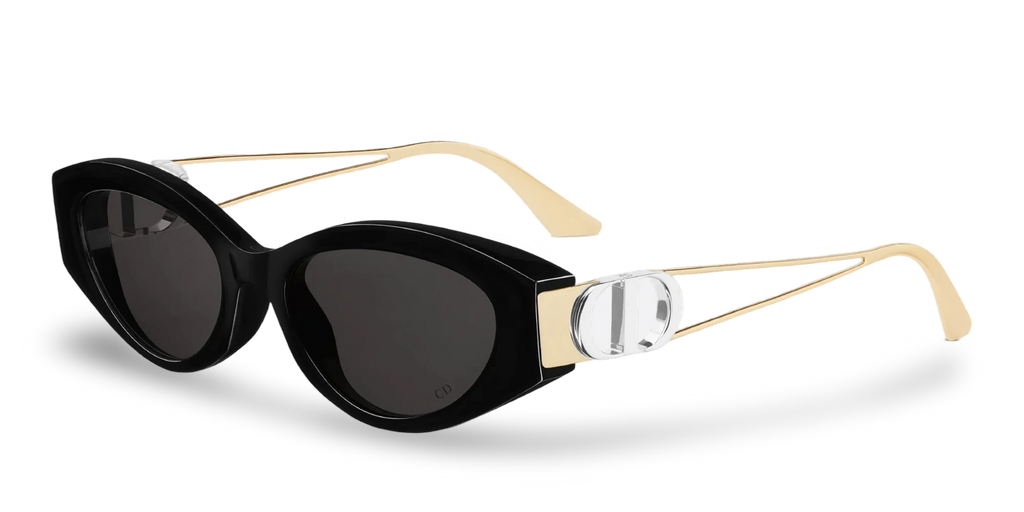 Dior Occhiali Da Sole a Farfalla Neri