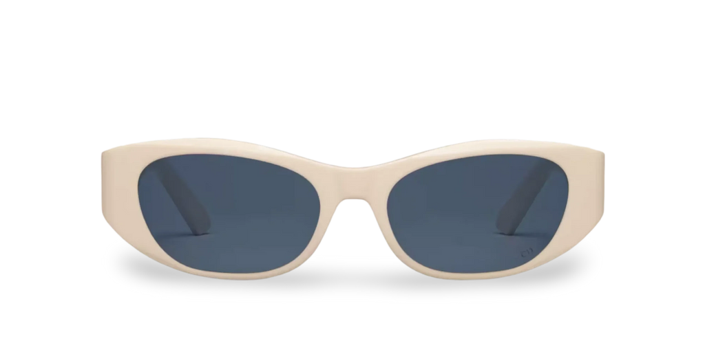Dior Occhiali Da Sole a Farfalla Avorio