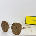 Fendi Baguette Butterfly Ff-lens Metal FE40013U.e Sunglasses