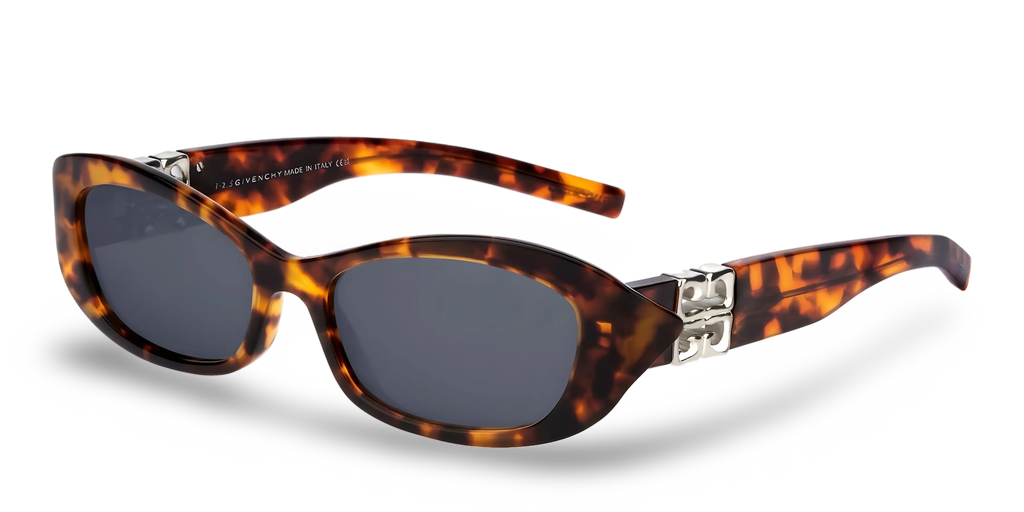 GIVENCHY Occhiali Da Sole a Farfalla Marroni Effetto Tartarugato