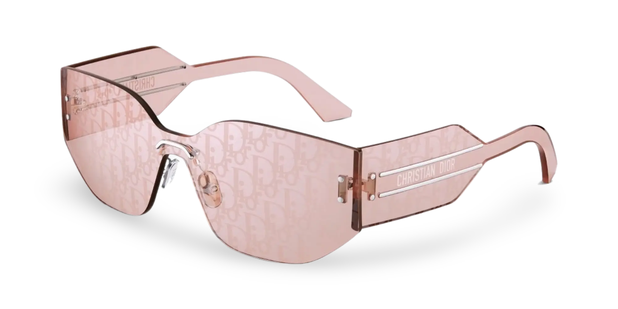 Dior Occhiali Da Sole a Mascherina Dior Oblique Rosa
