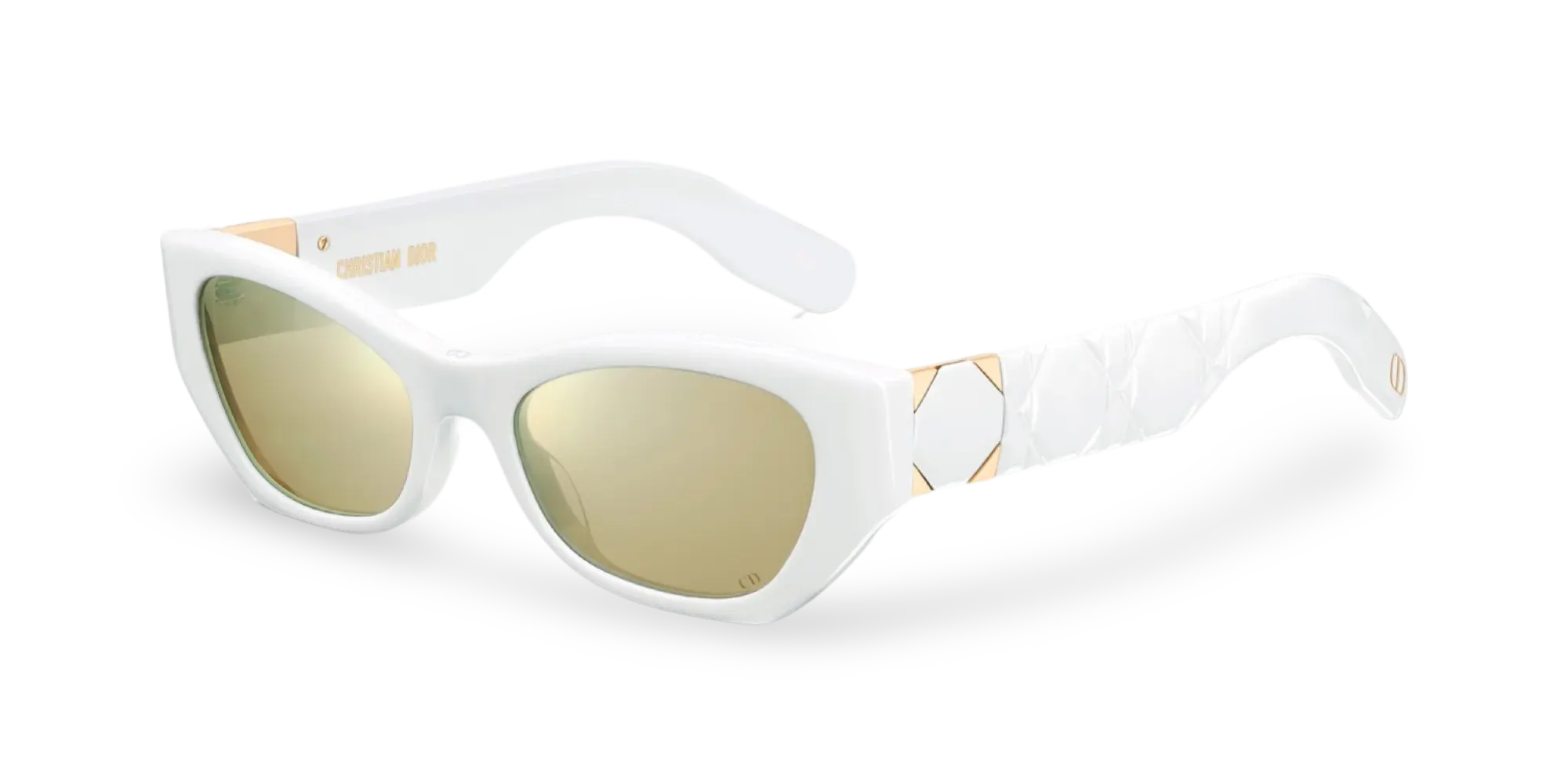 Dior Occhiali Da Sole a Farfalla Bianchi