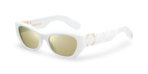 Dior Occhiali Da Sole a Farfalla Bianchi