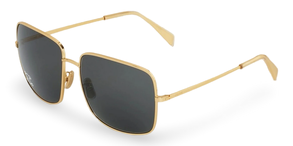 Celine Occhiali Da Sole Squadrati Oro