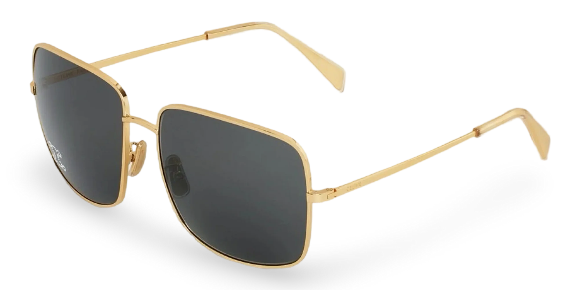 Celine Occhiali Da Sole Squadrati Oro