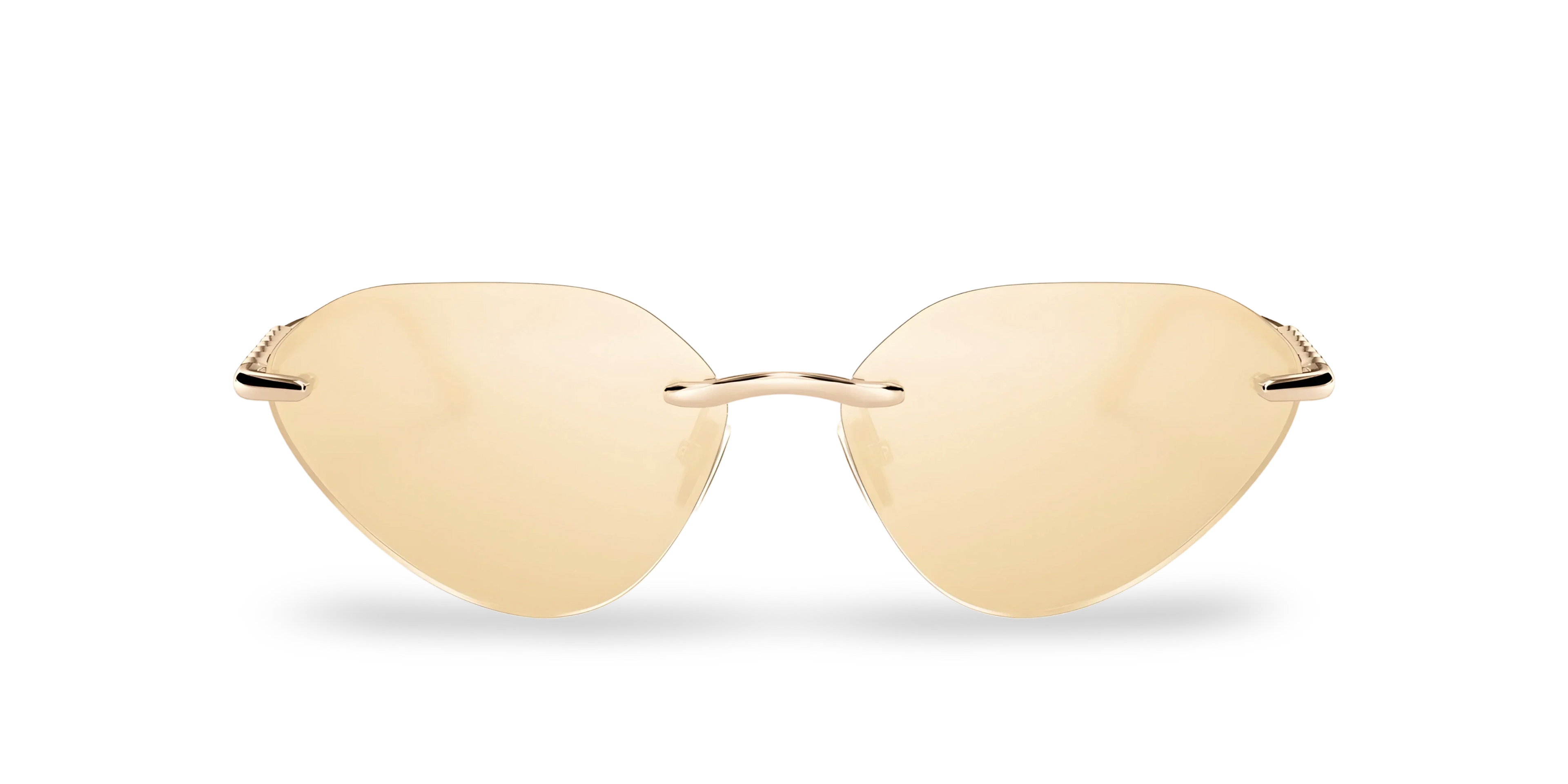BVLGARI Occhiali Da Sole a Farfalla Oro