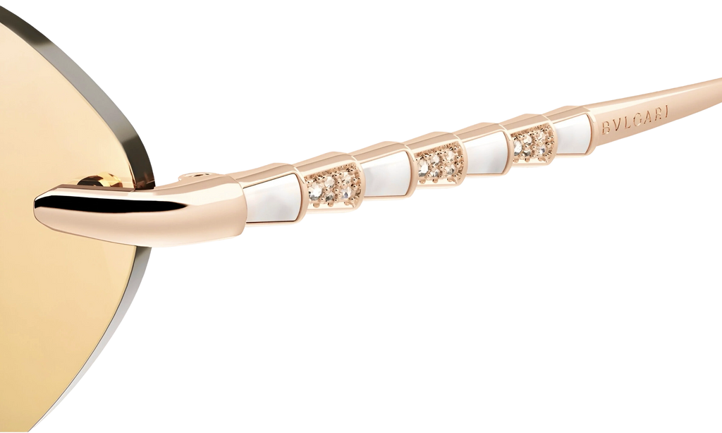 BVLGARI Occhiali Da Sole a Farfalla Oro