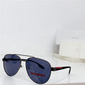 PRADA SPS54T 1AB5Z1 58 Polarized Men's Pilot Sunglasses