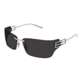 Balenciaga BB0485SA - 001 Gunmetal | Occhiale Da Sole Unisex