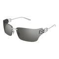 Balenciaga BB0485SA - 003 Gunmetal | Occhiale Da Sole Unisex