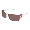 Balenciaga BB0485SA - 004 Silver | Occhiale Da Sole Unisex