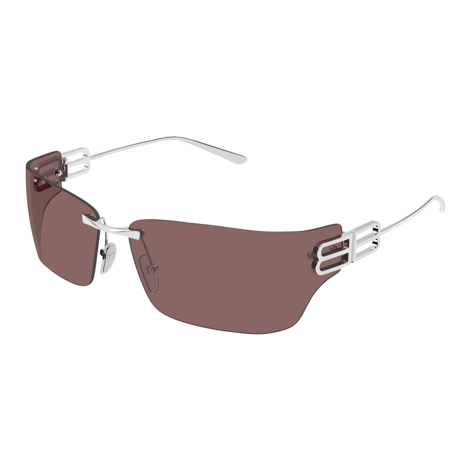 Balenciaga BB0485SA - 004 Silver | Occhiale Da Sole Unisex