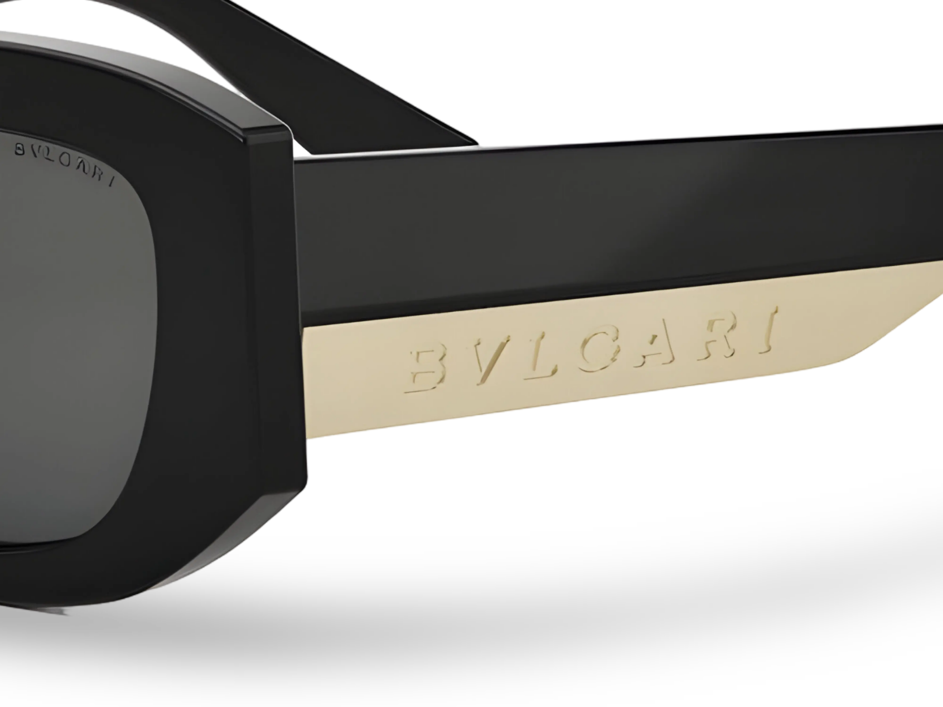 BVLGARI Occhiali Da Sole Geometrici Neri