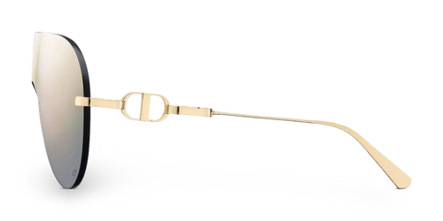 Dior Occhiali Da Sole a Mascherina Oro