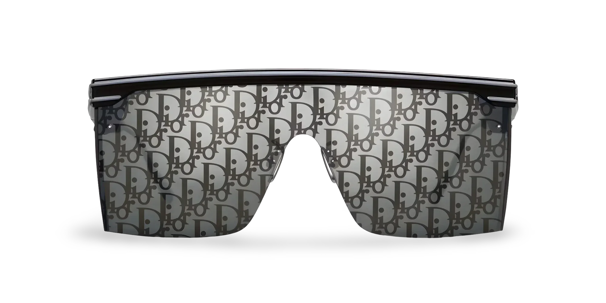 Dior Occhiali Da Sole a Mascherina Dior Oblique Nera