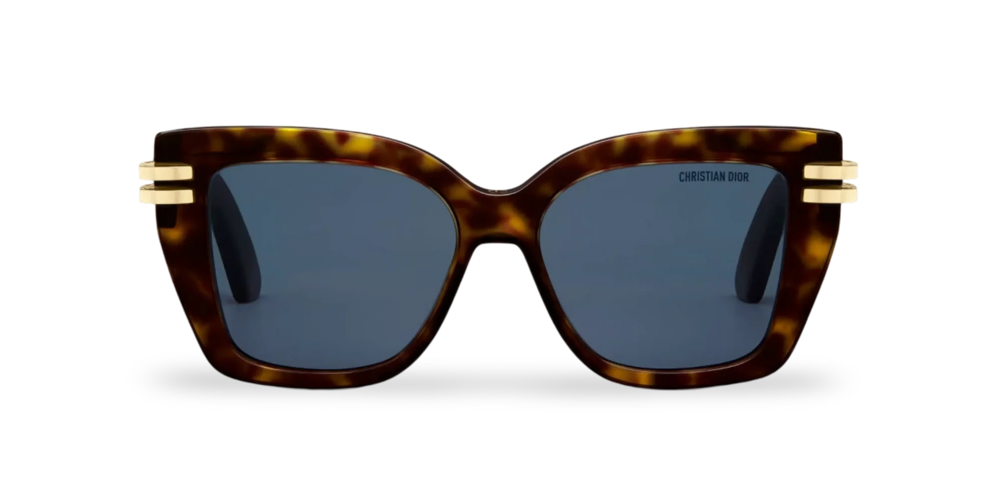 Dior Occhiali Da Sole Squadrati Marrone Effetto Tartarugato