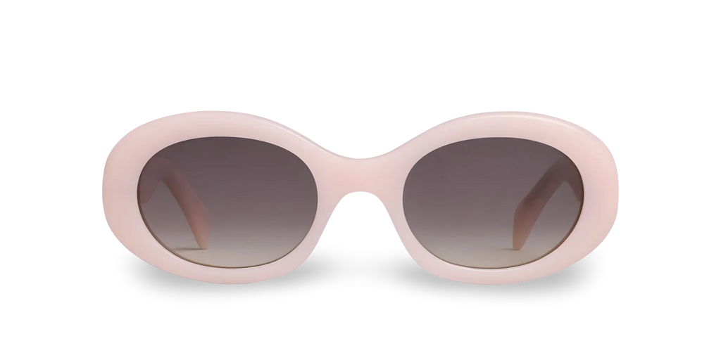 Celine Occhiali Da Sole Ovali Rosa