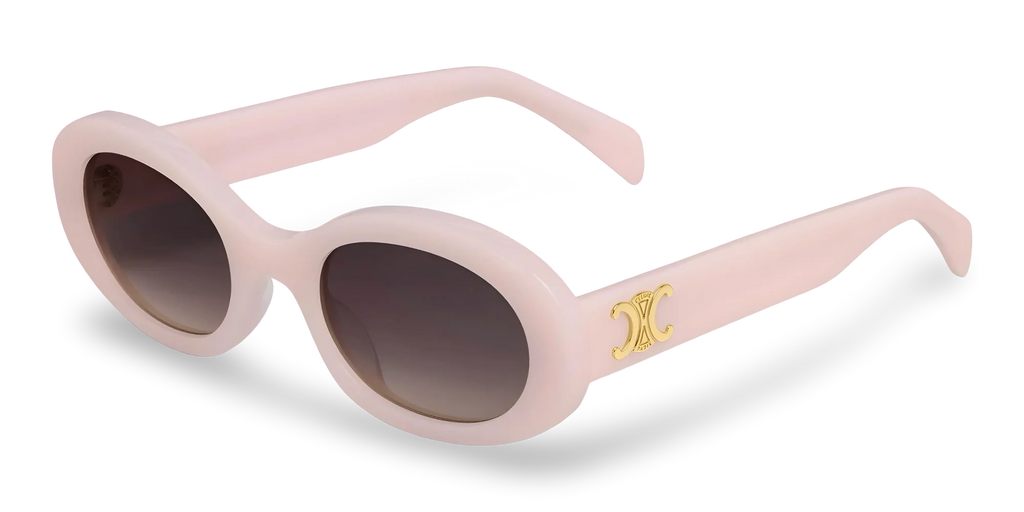 Celine Occhiali Da Sole Ovali Rosa