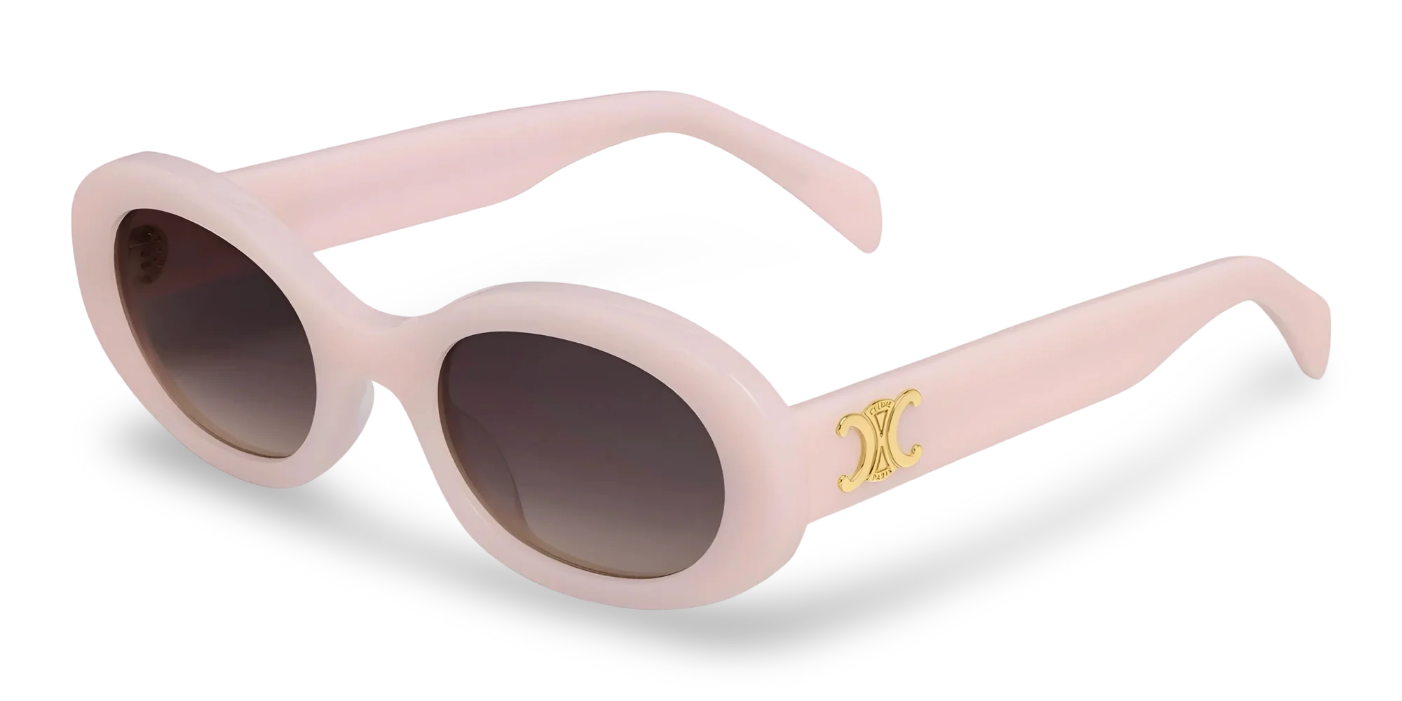 Celine Occhiali Da Sole Ovali Rosa