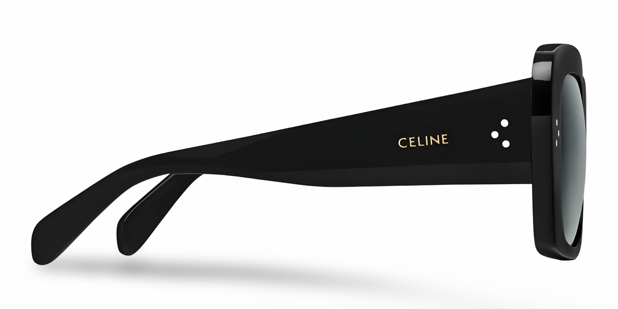 Celine Occhiali Da Sole Squadrati Neri
