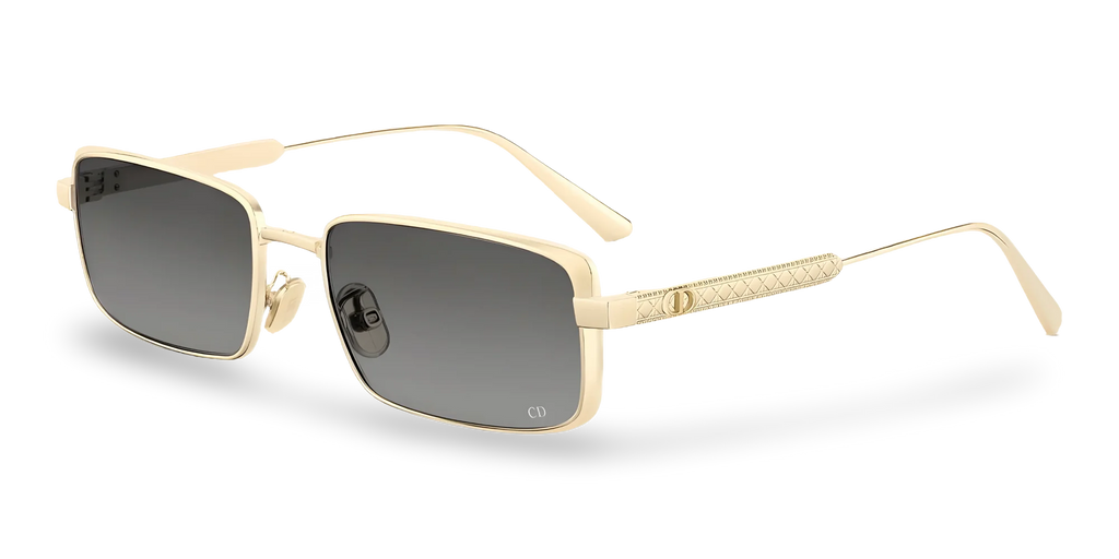 Dior Occhiali Da Sole Ovali Rettangolari con Lenti Sfumate Grigie