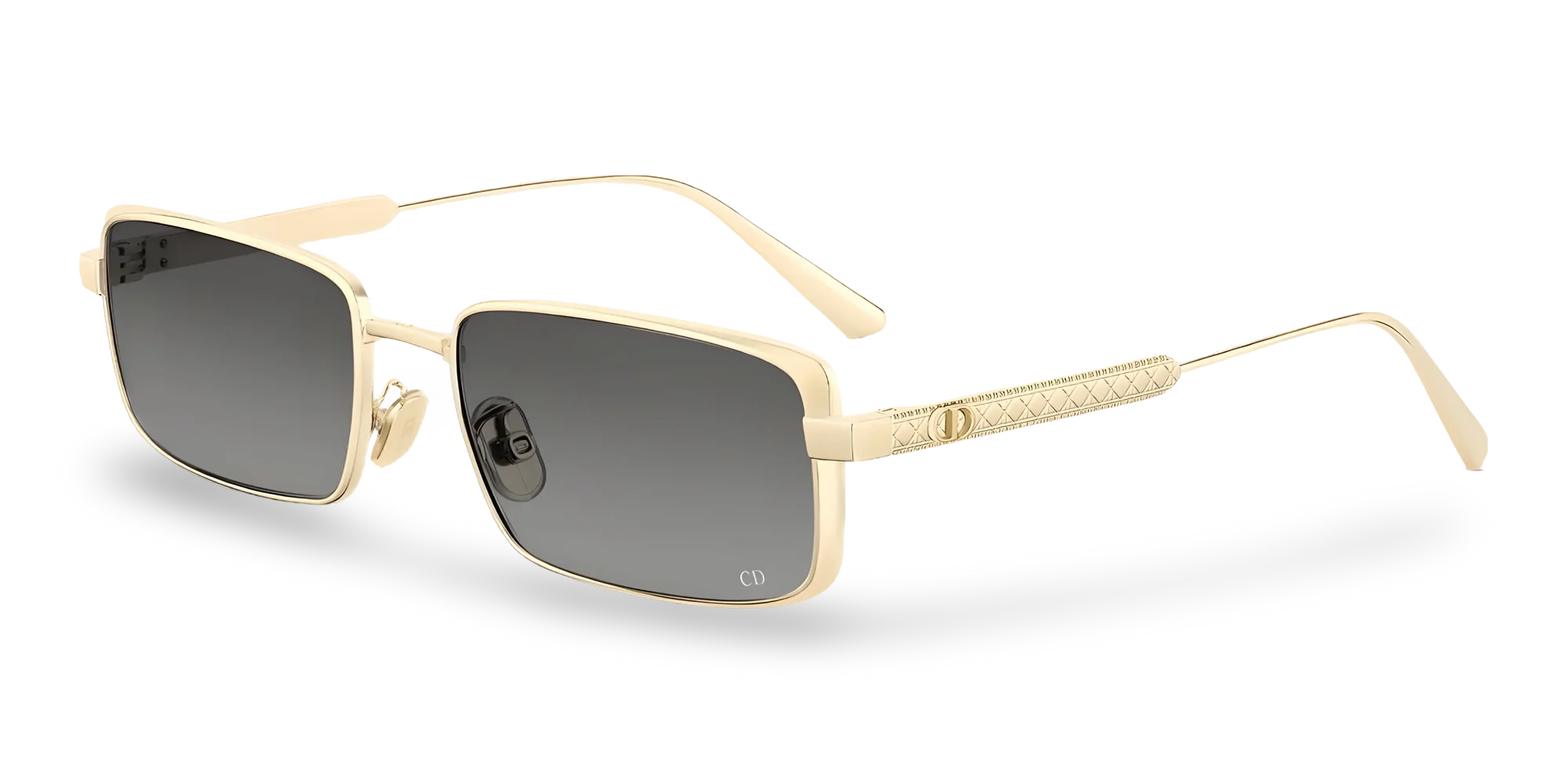 Dior Occhiali Da Sole Ovali Rettangolari con Lenti Sfumate Grigie