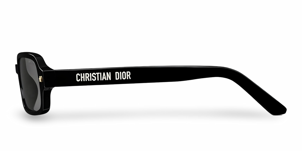 Dior Occhiali Da Sole Rettangolari Neri