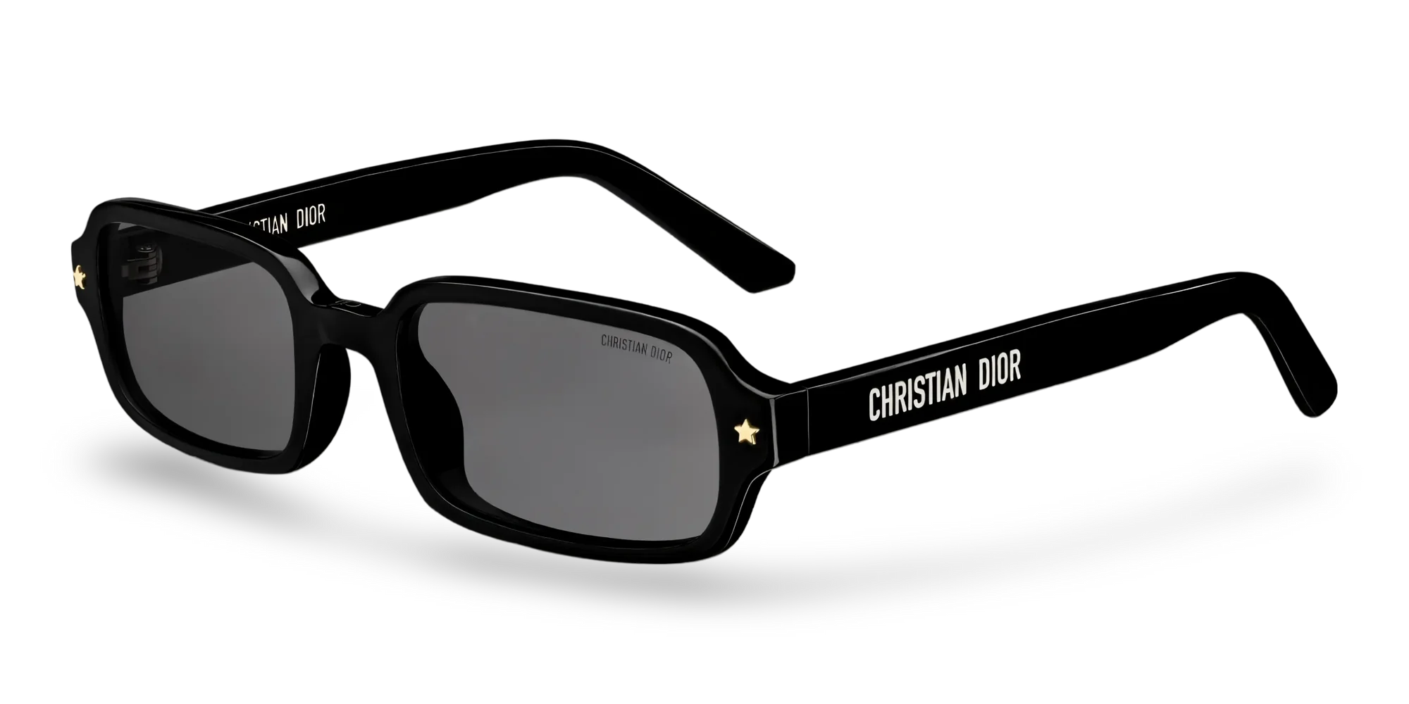 Dior Occhiali Da Sole Rettangolari Neri