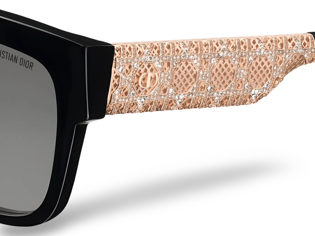 Dior Occhiali Da Sole Squadrati Neri