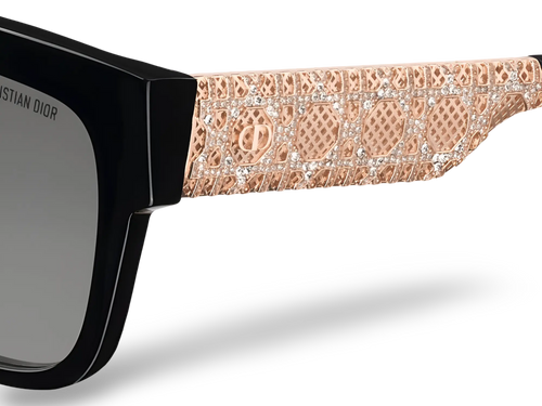 Dior Occhiali Da Sole Squadrati Neri