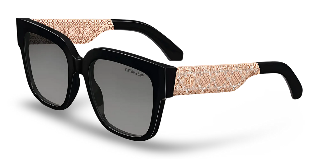 Dior Occhiali Da Sole Squadrati Neri