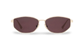 Dior Occhiali Da Sole Ovali Bordeaux