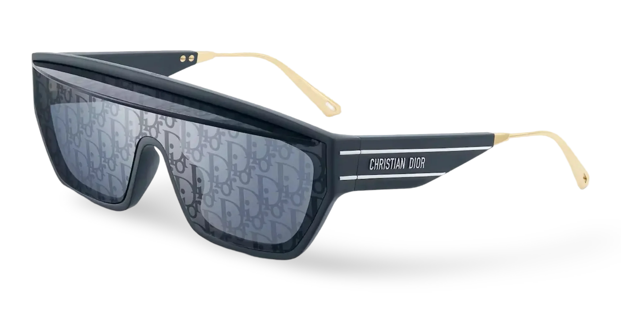 Dior Occhiali Da Sole a Mascherina Dior Oblique Blu