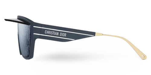 Dior Occhiali Da Sole a Mascherina Dior Oblique Blu