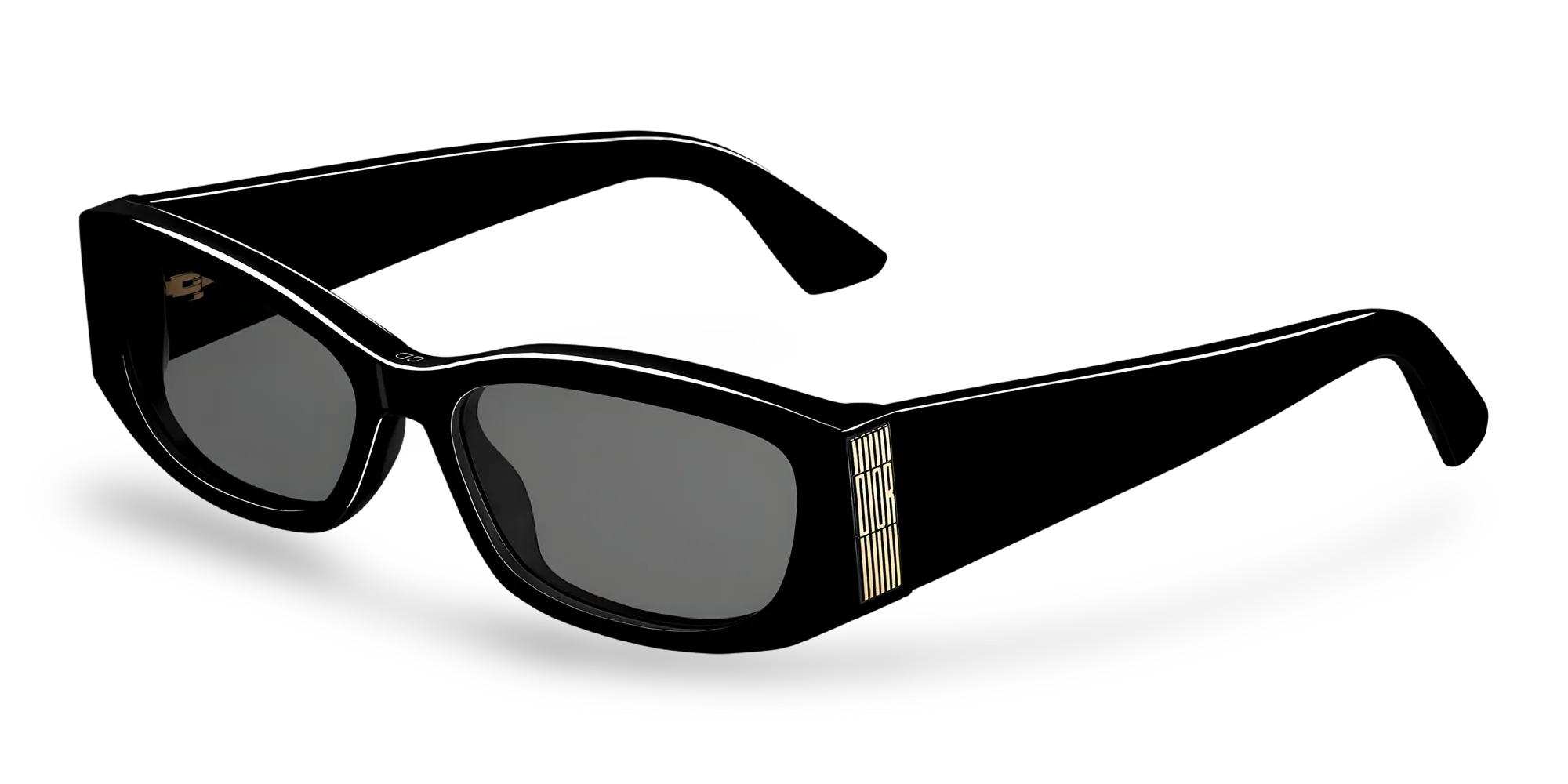 Dior Occhiali Da Sole Rettangolari Neri