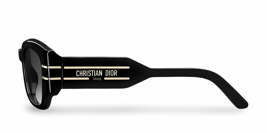 Dior Occhiali Da Sole Rettangolari Neri