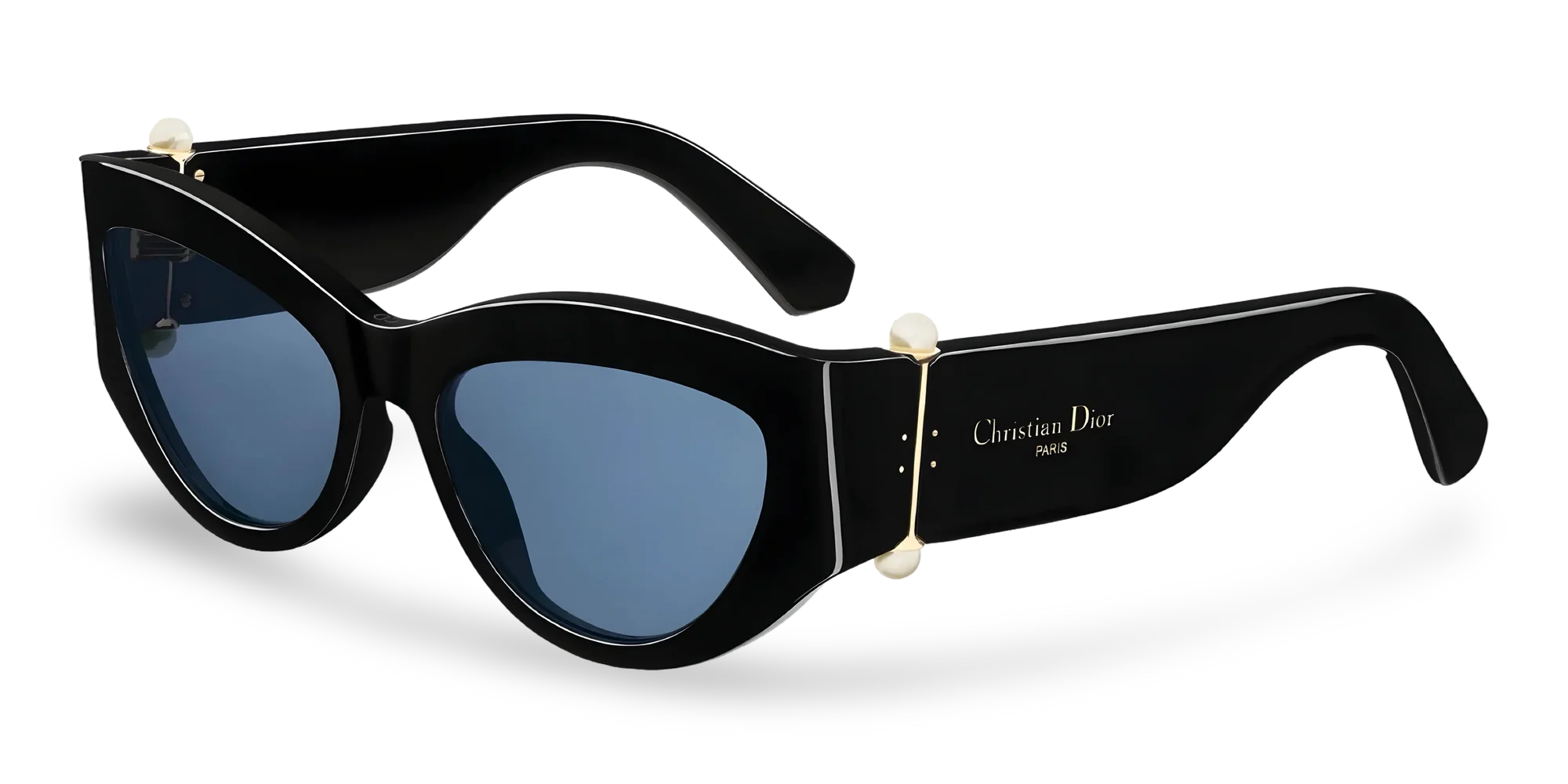 Dior Occhiali Da Sole a Farfalla Neri