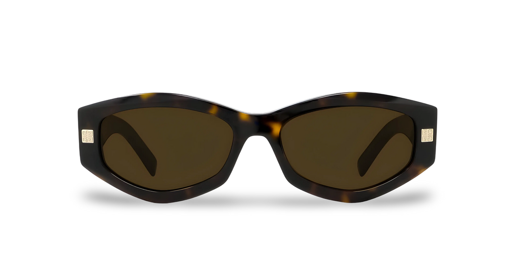 GIVENCHY Occhiali Da Sole Geometrico Marrone Effetto Tartarugato
