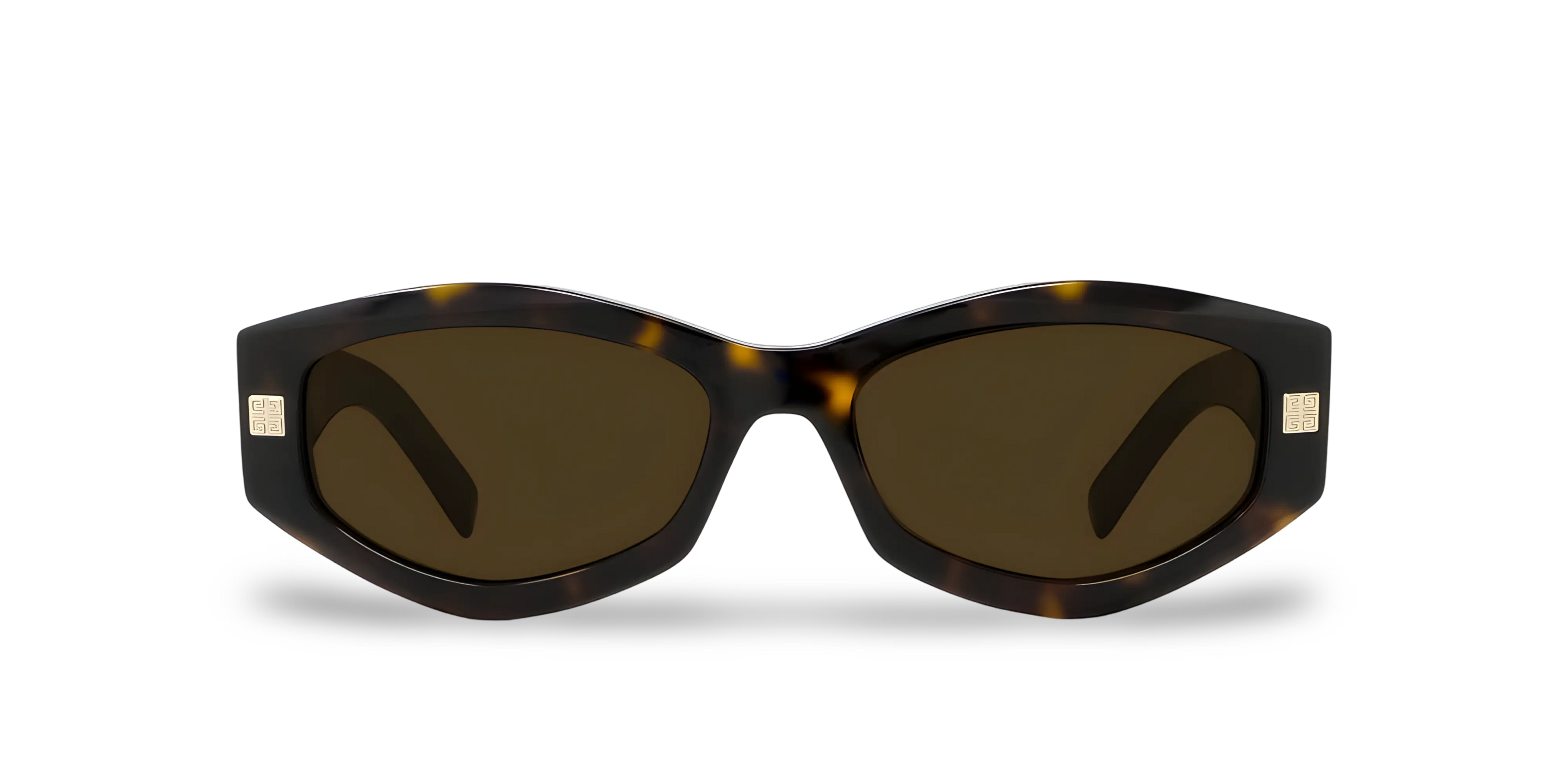 GIVENCHY Occhiali Da Sole Geometrico Marrone Effetto Tartarugato