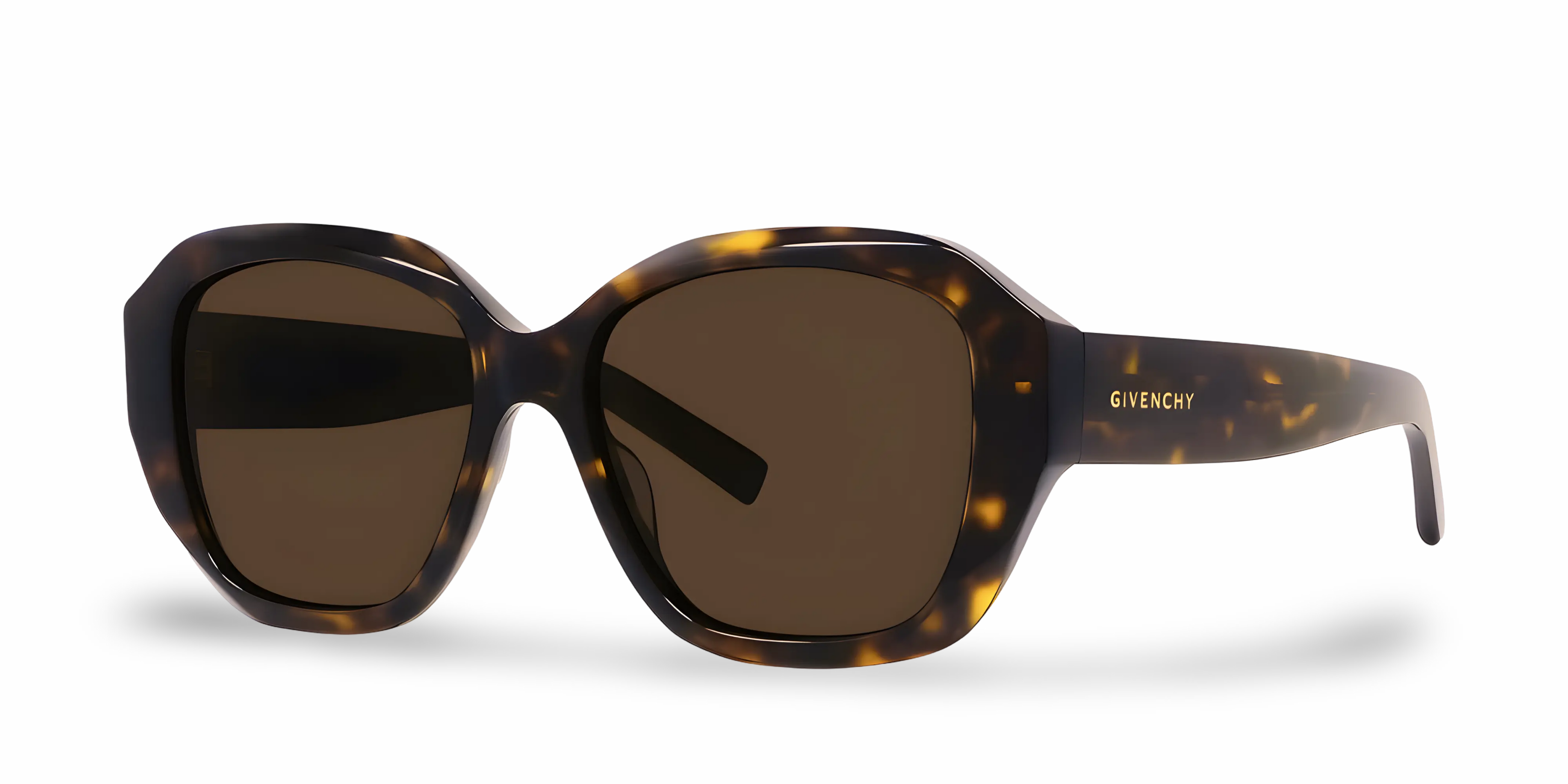 GIVENCHY Occhiali Da Sole Geometrico Marrone Effetto Tartarugato