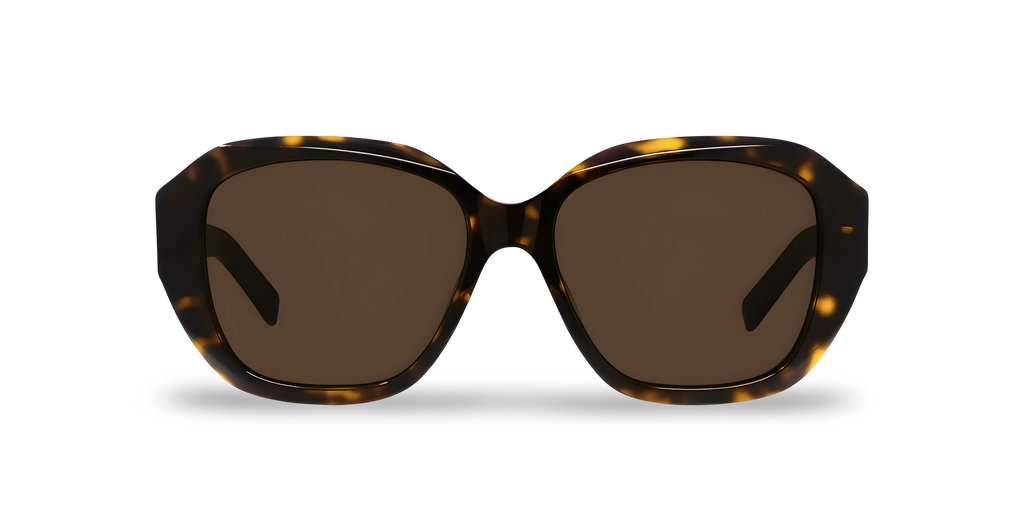 GIVENCHY Occhiali Da Sole Geometrico Marrone Effetto Tartarugato