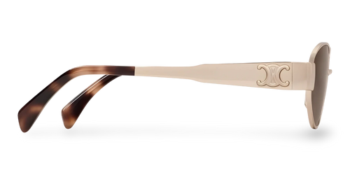 Celine Occhiali Da Sole Ovali Oro Rosa