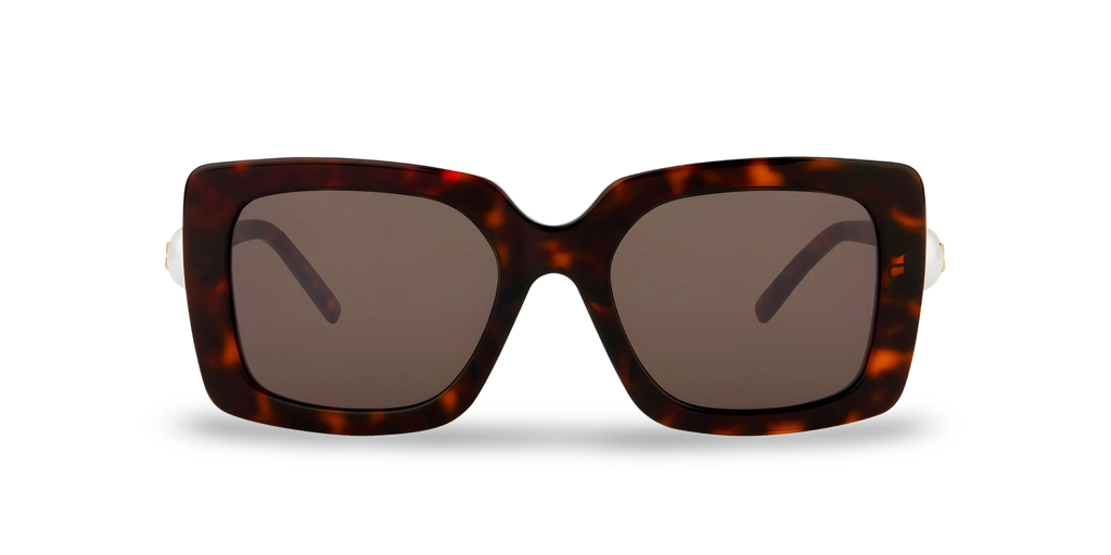 GIVENCHY Occhiali Da Sole Squadrati Marrone Effetto Tartatugato