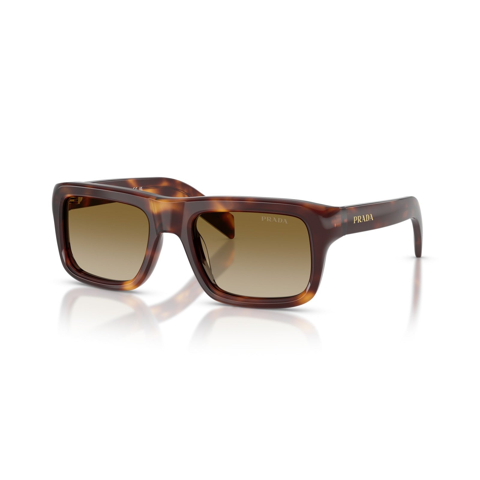 Prada PR D11S - 15W20U Tartaruga Classica | Occhiale Da Sole Uomo
