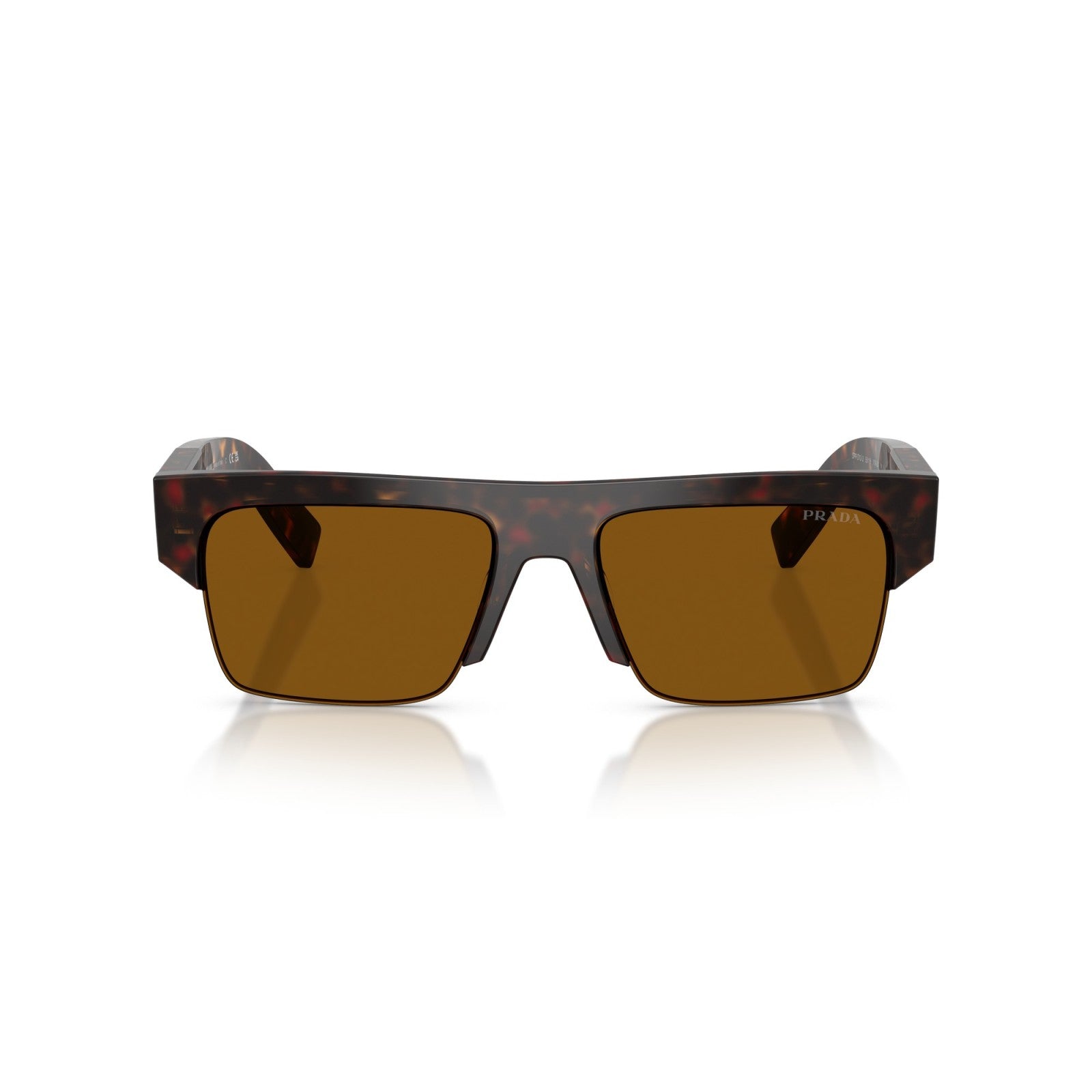 Prada PR D12SU - 17N20V Tartaruga Delle Radici | Occhiale Da Sole Uomo